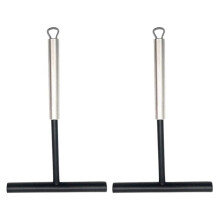 2 StüCk CrêPes-Verteiler Silikon-Edelstahl-CrêPes-Spachtel-Verteiler für CrêPes-Pfannkuchen, Backen, Kochen, KüChe