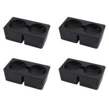 4X Floor Console Cup Holder Drink for Chevy/ 2007-2013 Silverado/Sierra, 2007-2014 Suburban/Yukon/Tahoe