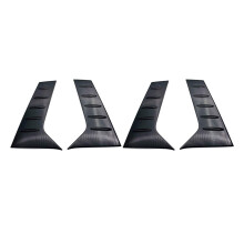 4X Garniture de Couverture Latérale de Fenêtre Arrière de Pilier C de Voiture pour Alphard Vellfire 30 Série 16-19