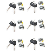 6X Door Lock Set with Key(L & R) for 89-95 Pickup 89-98 4Runner for Door Lock Cylinder Key 69051-35030