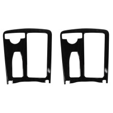 2X Car Central Console Water Cup Holder Cover Trim for C Class W204 08-13