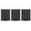 3X Car Center Console Sliding Shutters Cup Holder Roller Shutter Cover for - C-Class W203 2000-2007 1