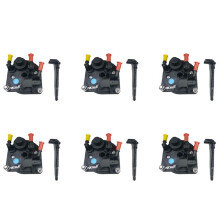 6X 9809757980 Fuel Filter  with Center Tube 9672320980 for  Berlingo C3 C4 C5  207 208 308 2008-2015