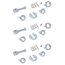 3X Car Front Left & Right Door Lock Cylinder Repair Kit Replacement 51217035421 For- X3 E83 X5 E53