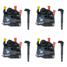 4X 9809757980 Fuel Filter with Center Tube 9672320980 for Berlingo C3 C4 C5 207 208 308 3008 08-15