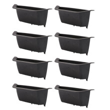 8X Car Auto Interior Inner Door Handle Pull Trim Compatible for- F25 F26 X3 X4 2011-2017, Front Left Side,Black