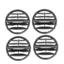 4Pcs Car Dashboard Middle A/C Air Outlet Grille 5ND858069 for   2010-2017 Round Air Outlet Grille