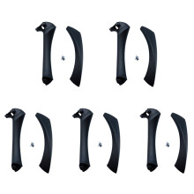 5X Car Right Interior Door Pull Handle with Cover Trim Replacement for 3 Series E90 E91 E92 2004-2012 Black