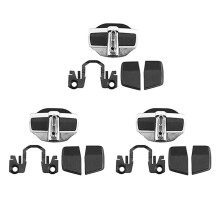 3X Car TRD Door Lock Buckle Upgraded Stabilizer Protector Latches Stopper for Eliminate Noise Space Lock