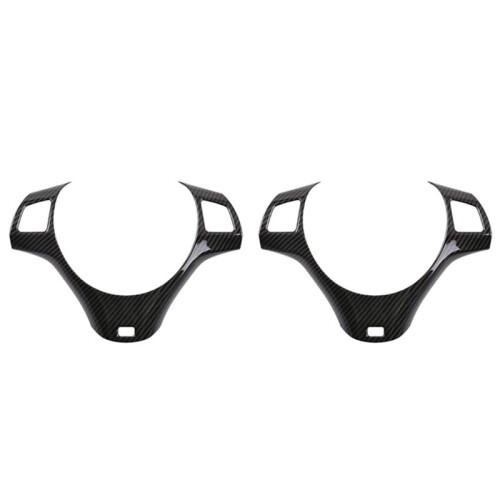 2X Coprivolante Decorativo per Interni Auto per  Serie 3 E90 E92 E93 2005-2012 LHD
