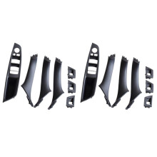 2X For- 5 Series F10 F11 520D 525D 530D 535I LHD Car Interior Door Handle Adapting(Black)