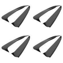 8x Rear Bumper Apron Spoiler Canard Air Vent Cover Trim for Mercedez W205 C43 C63 AMG 4 Door 2015-2021