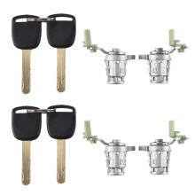 4x Cilindro da Fechadura da Porta Esquerda e Direita com 4 Chaves para 2003-2011 Accord S2000 CR-V 72185-S9A-013