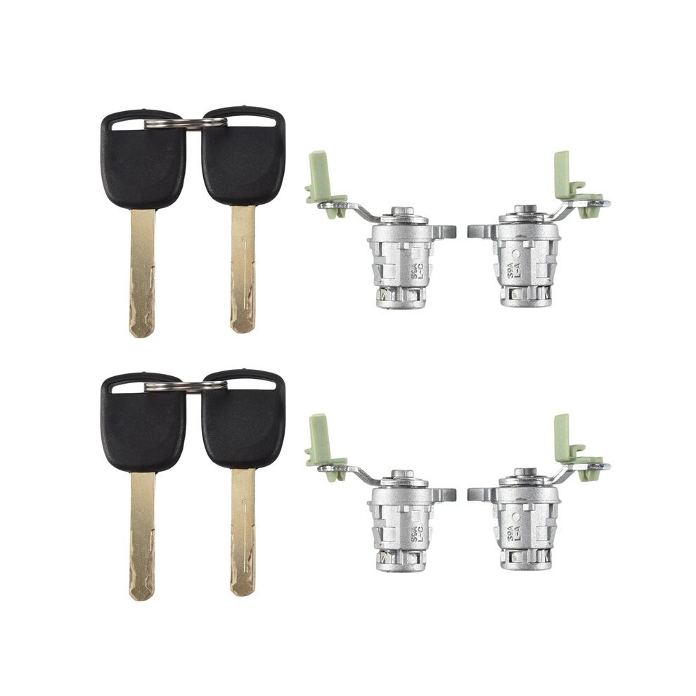 4X Left & Right Door Lock Cylinder With 4 Keys For 2003-2011 Accord S2000 Cr-V 72185-S9a-013 6031015843461