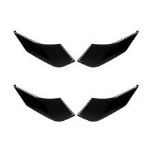 4x Car Window Trim Cover A Column Sticker Trim Modification Accessories for 2021 2022 Bright Black