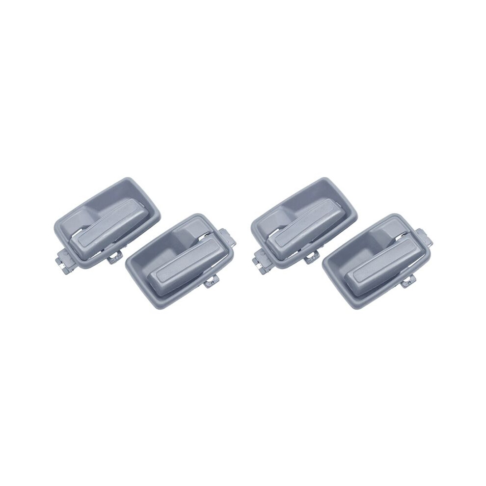 4X Interior Inner Door Handle Left Right For Tfr Kbz Kb Pickup 1988-1995 8971506463 8971506473 Grey 6032366100524