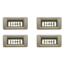 4X Roof Air Conditioning Vent A/C Panel Cover MR360996/MR360997 for Pajero V93 V97 Montero V95 V98 V87 Beige