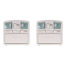 2X para 2009-2013 6 com Interruptor Do Teto Solar Console Suspenso Cinza com Luz Descendente GS4C-69-970D-75