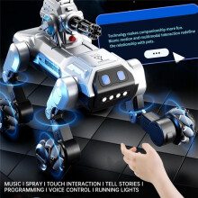 Intelligent Robot Dog Mechanical Dog with Gesture Induction Can Walk and Sing Dog Spray Control Pet Dog Toys Gifts