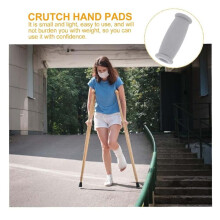 10Pcs Non Slip Crutch Grips Replacement Handles Underarm Hand Support Accessories for Aluminum Walking Canes