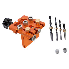 Portable Aluminum Drilling Positioning Jig-orange. color. 12mm