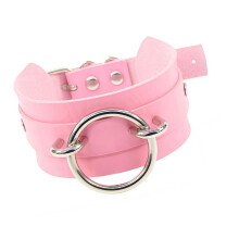 Unisex verstellbare Halsband-Halskette mit-Rosa