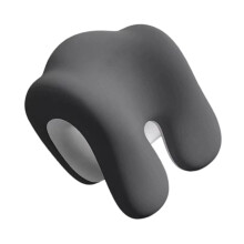 Portable Pillow Easy to Use for Commutes and-Double gray color