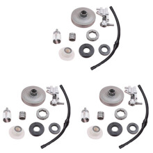 5X Clutch Sprocket Rim Drum Oil Pump Worm Gear for Chinese 4500 5200 5800 45Cc 5 Oil Seal Fuel Filter Chainsaw Part