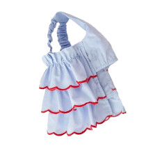 Hund Prinzessinnenkleid Leicht Blau XL Tierkleidung