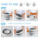 Foldable Buckets - 10L Capacity for Camping, Car Washing, Gardening, Multi-Purpose Use 2-Pack 4