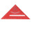 7 Inch Aluminum Rafter Square Protractor 90 Multi-Angle Ruler Red 3