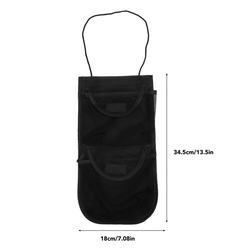 2-Layer Nylon Mesh Golf Ball Bag, Holds 36 Balls, Large Capacity 1