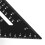 7-Inch Aluminum Rafter Square Protractor Multi-Angle Ruler Black 13