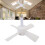 Dimmable LED Ceiling Fan Light 1000LM E26/E27 Remote Control 1