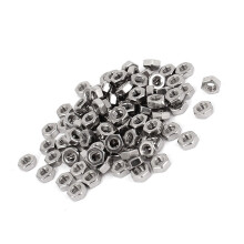 Metric M3 Hex Nuts 304 Stainless Steel Fastener DIN934 200Pcs for Bolt