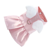 Pet Dress for Cat & Dog Spring Autumn Brick Red L Polyester Comfortable