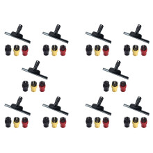 10X Stoomreiniger Reiniging Glazen Venster Nozzle Ronde Borstel voor SC1 SC2 SC3 SC4 SC5