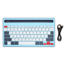 Lightweight And Portable Wireless Keyboard Slim Body With The Same Thickness As The Tablet, Stable Bluetooth Connection Technology For Windows Mac Os