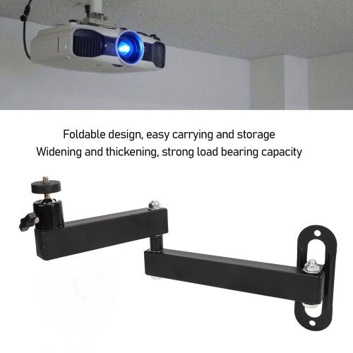 Universal Foldable Projector Wall Mount, Steel, 20-35cm Adjustable 2