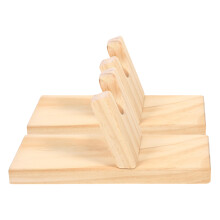 8Stk Holzkleberhalter Beige Für Bastelwerkzeuge Und Schmuck