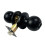 Security Bathroom Lock Round Handle for 30-50mm Doors 3 Keys Robust Build 13
