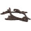 Fish with Two Hooks Ocean Series Cast Iron Wall Hook Wall Mount towel Hanger Hook for Hat, Key, Coats 6