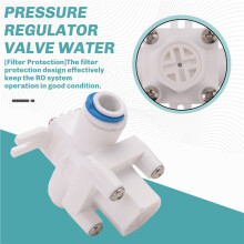 Water Pressure Valve 3/8Inch Reducing Valve Water Pressure Relief Regulator for RO System Water Regulator Controls