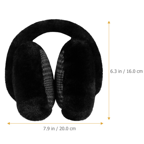 Protège-Oreilles Noir En Confortable Pour L'hiver 1