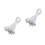 300Pièces Élastique À Crampons , Boucle Ajustable Métal 6