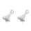 300Pièces Élastique À Crampons , Boucle Ajustable Métal 9