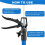 Cabinet Jack Support Pole,19-45in Adjustable Telescopic Support Rod,Maximum Load 40kg, Cabinet Support Pole 4PCS 5