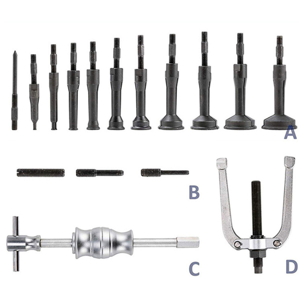 16 Piece Slide Hammer Bearing Puller
