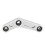 Alloy Motorcycle Lowering Link Silver 1