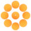 200Pièces De Pingpong Orange Avec Trous Bouchons En Silicone 2